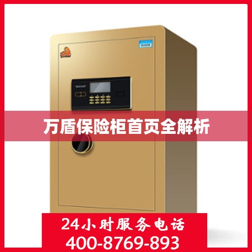 万盾保险柜首页全解析