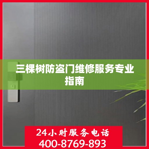 三棵树防盗门维修服务专业指南