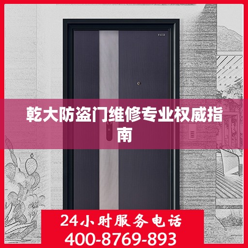 乾大防盗门维修专业权威指南